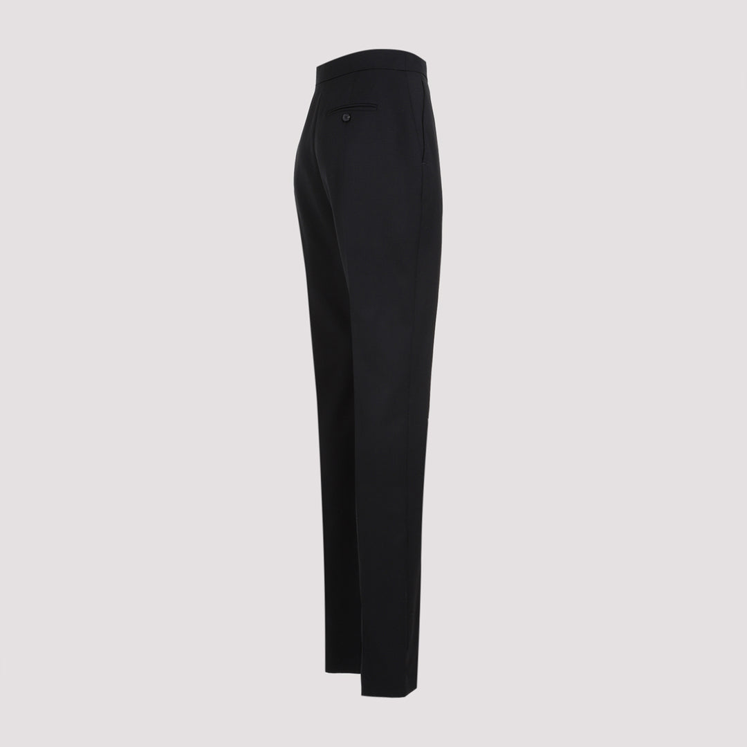 Black Wool Pants-4