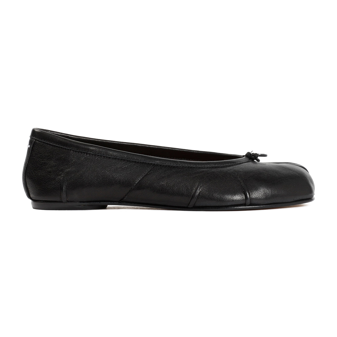 Black Tabi Ballerina Flats-1