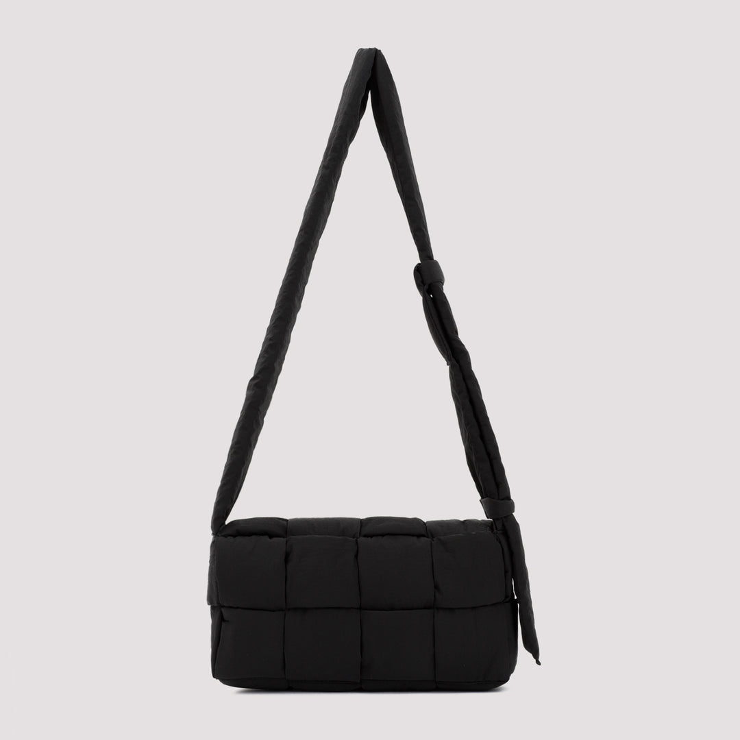 Black Medium Tech Cassette Polyamide Bag-3