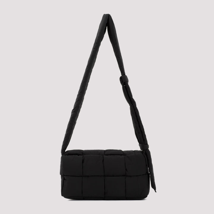 Black Medium Tech Cassette Polyamide Bag-3