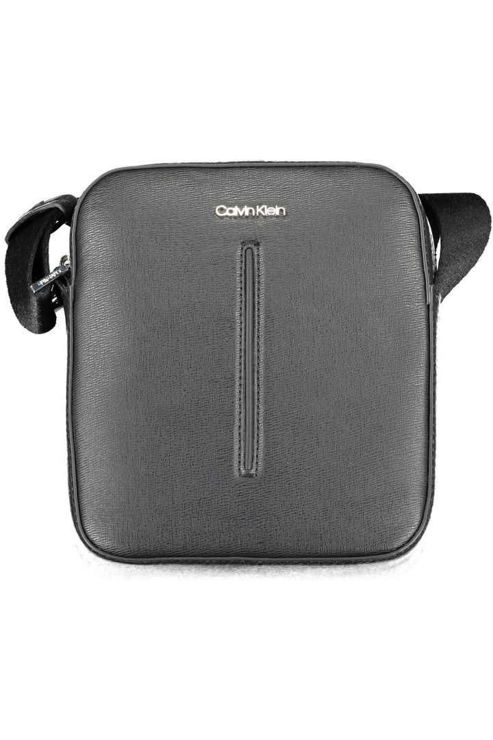 Elegant Black Shoulder Bag with Logo Detail