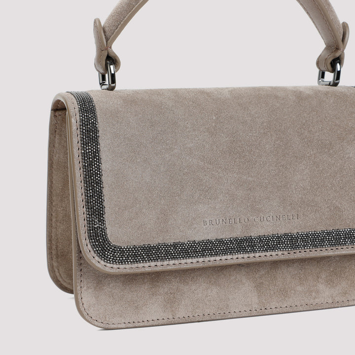 Ice Suede Leather Handbag-5