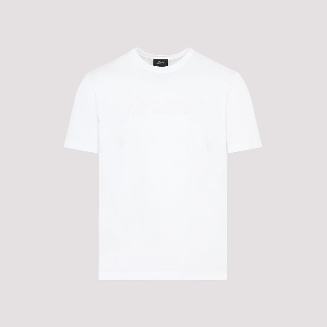 White Cotton T-Shirt-0