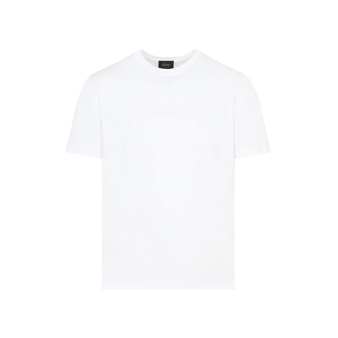 White Cotton T-Shirt-1