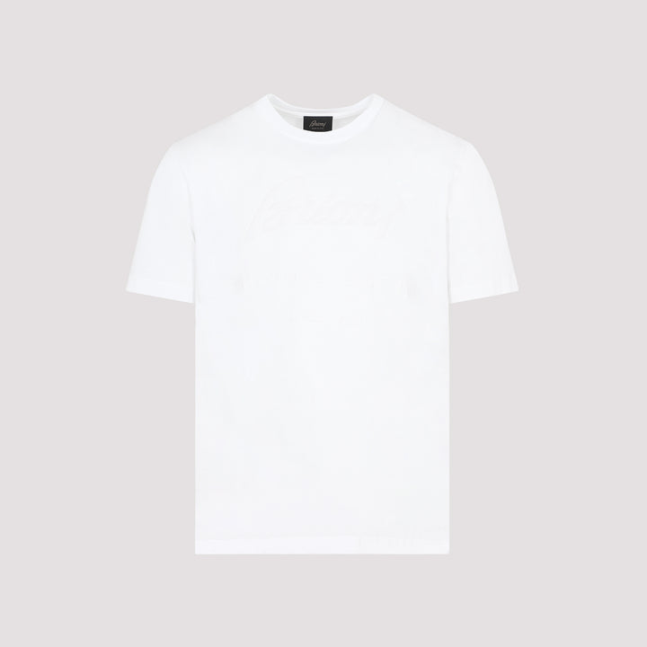 White Cotton T-Shirt-2