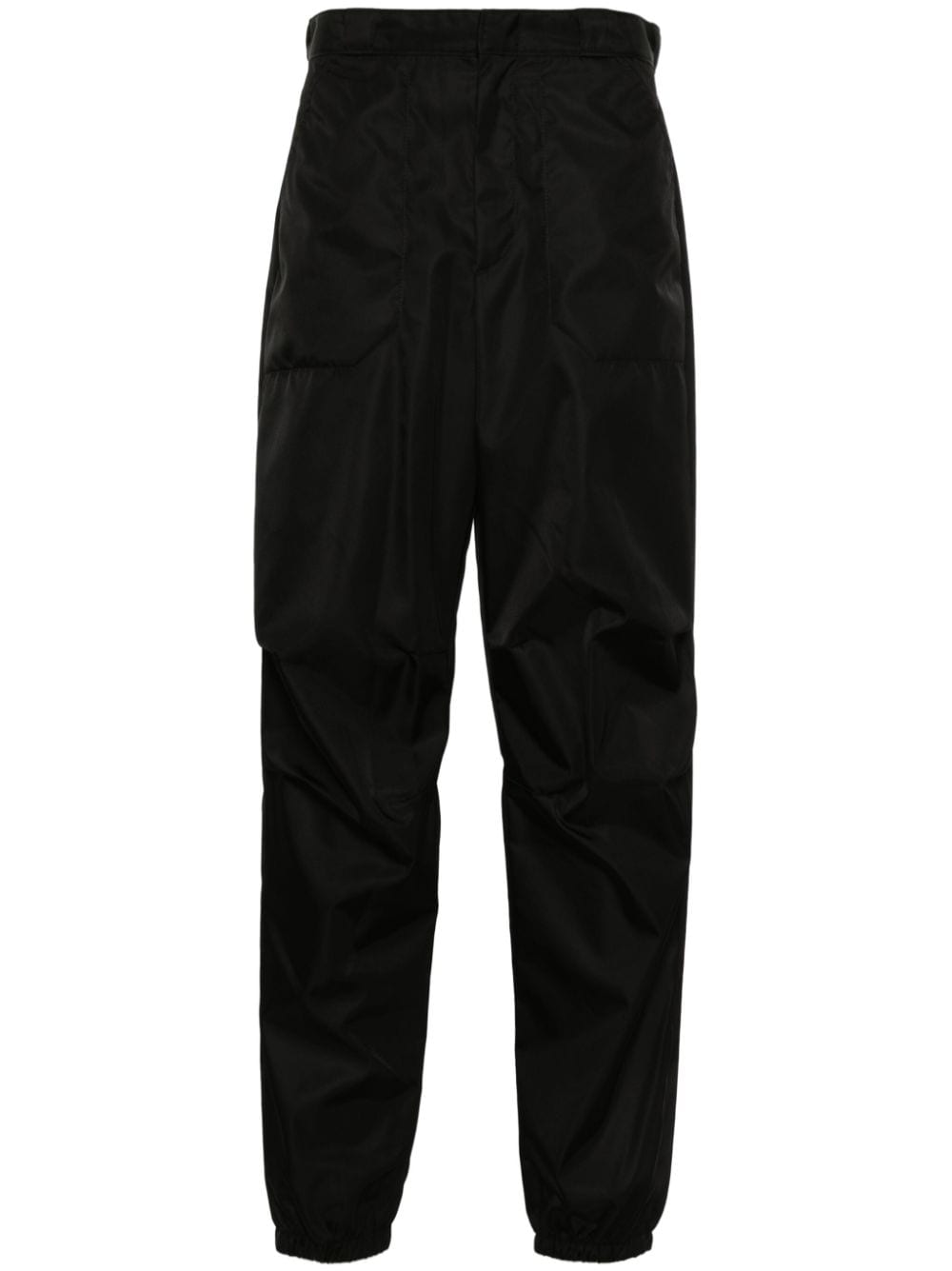 mid-rise tapered-leg trousers-0