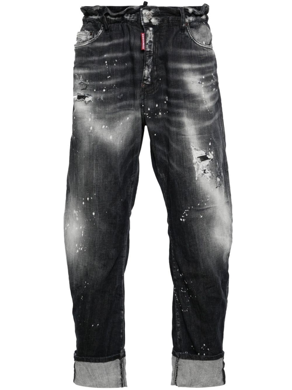 Big Brother distressed-finish jeans-0