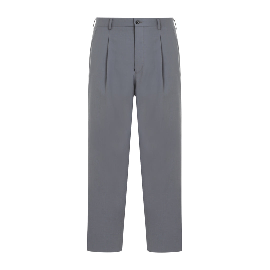 Gray Wool Pants-1