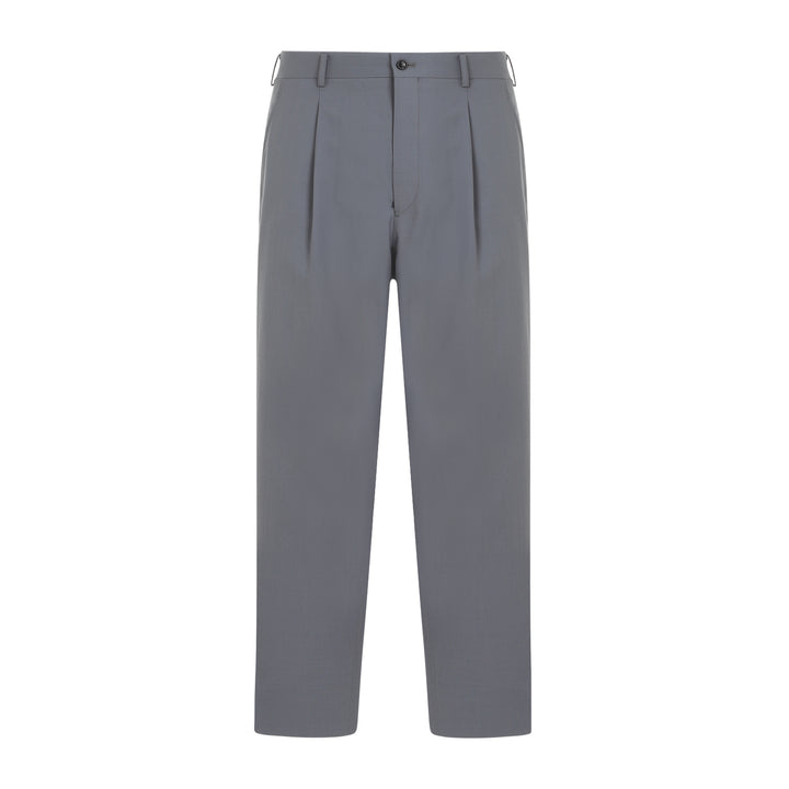 Gray Wool Pants-1