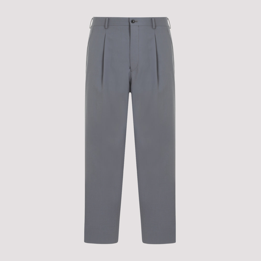 Gray Wool Pants-2