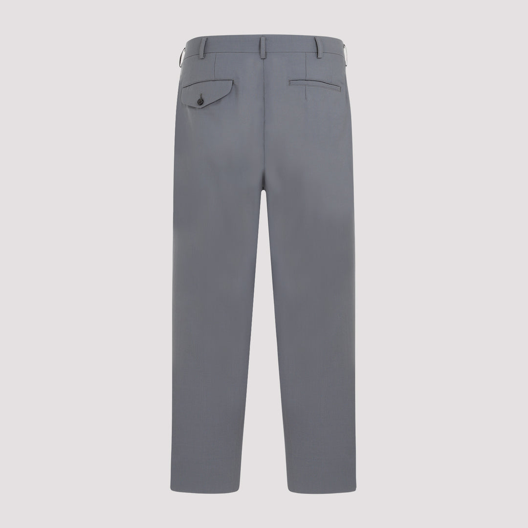 Gray Wool Pants-3