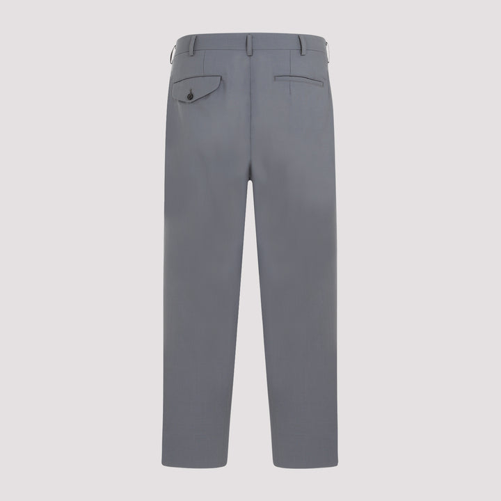 Gray Wool Pants-3