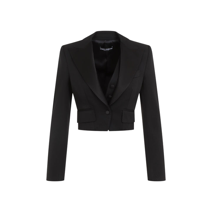 Black Virgin Wool Jacket-1