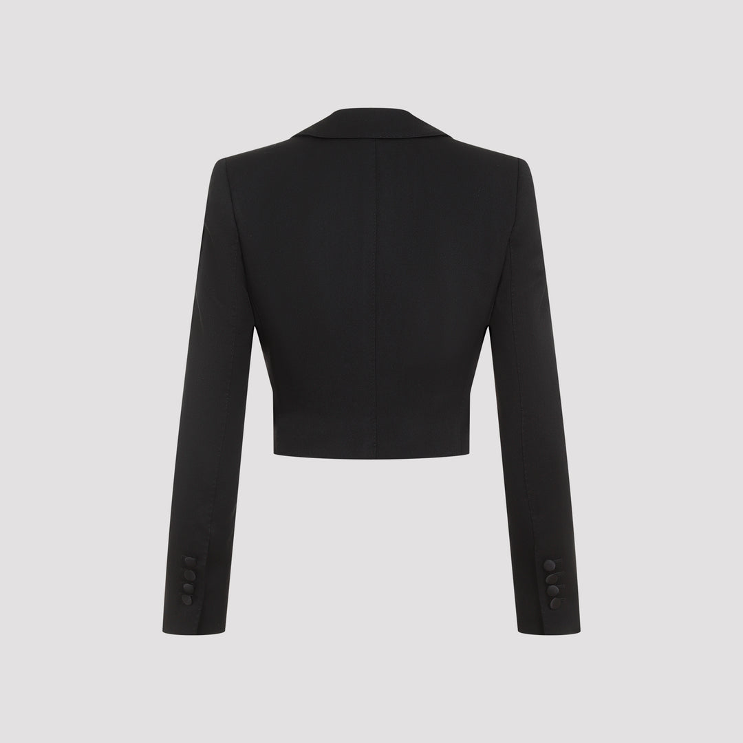 Black Virgin Wool Jacket-3