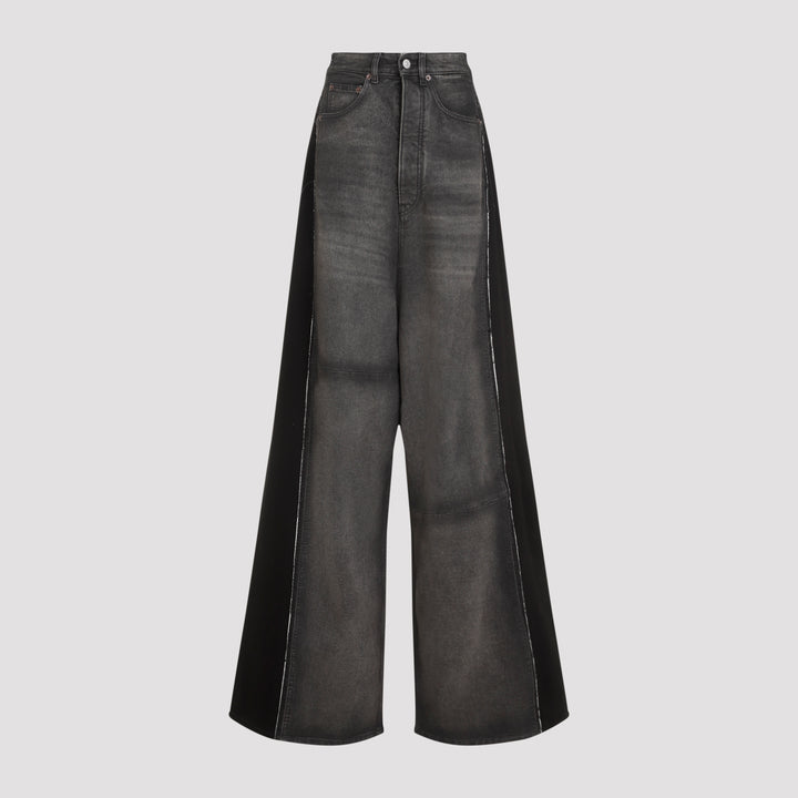 Black Cotton Jeans-0