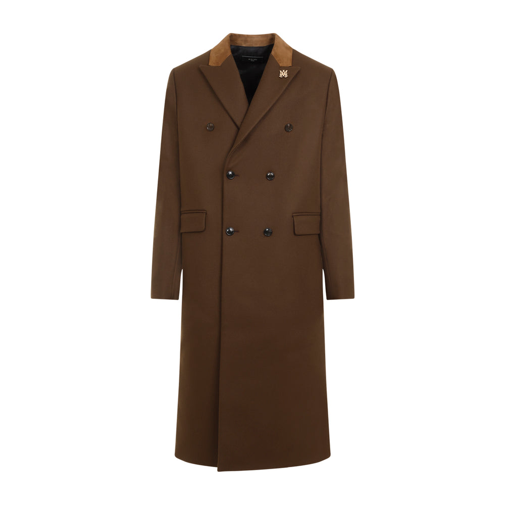 Dark Brown Wool Db Overcoat-1