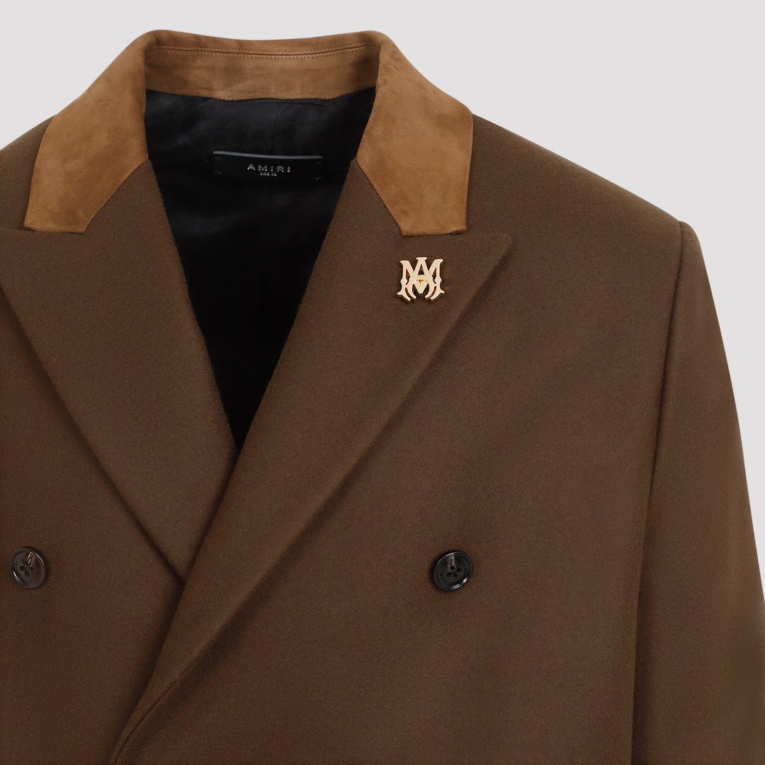 Dark Brown Wool Db Overcoat-5