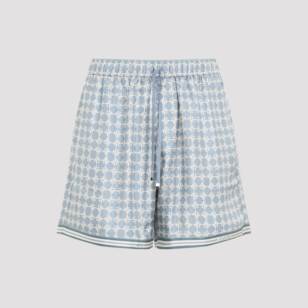 Dusty Blue Silk Twill Ma Quad Short-2