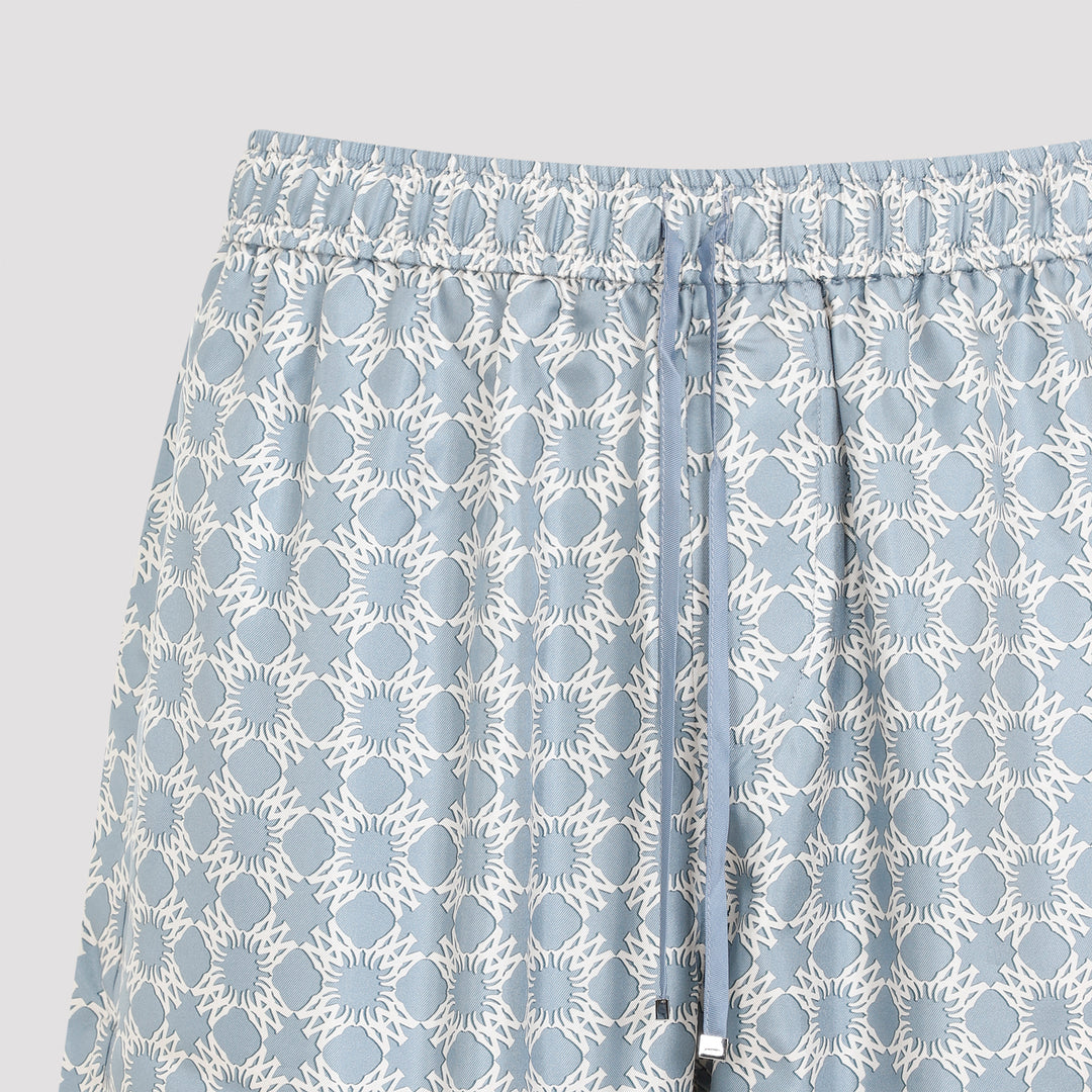 Dusty Blue Silk Twill Ma Quad Short-4