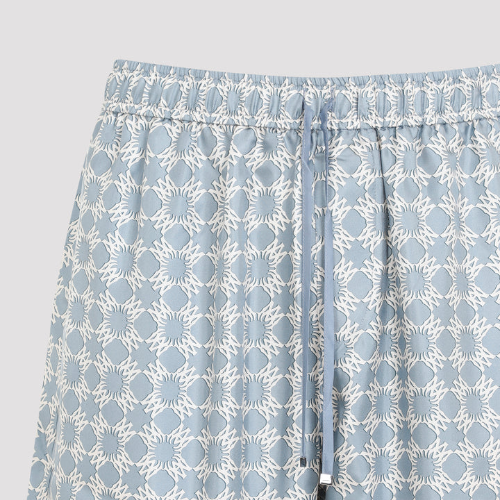 Dusty Blue Silk Twill Ma Quad Short-4