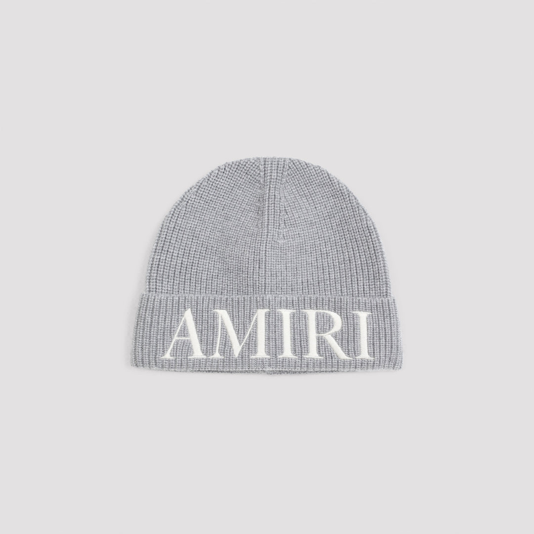 Grey Wool Beanie-2