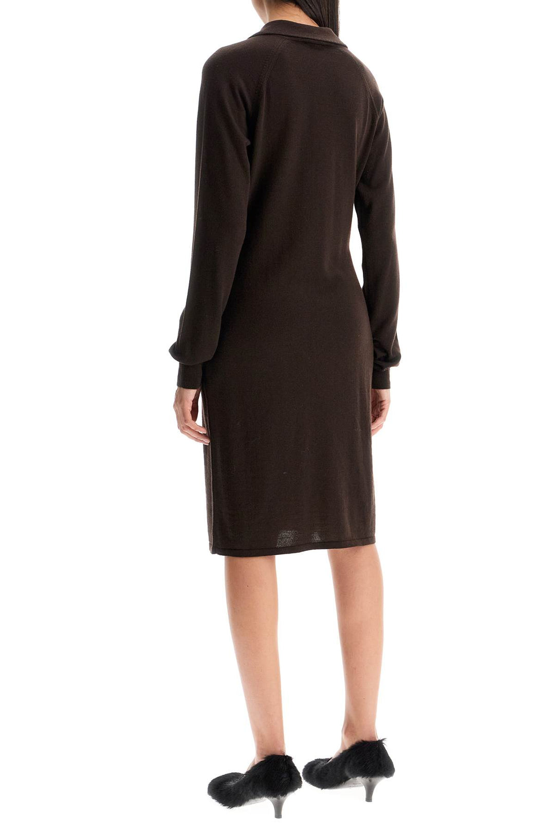 merino wool polo dress in-2