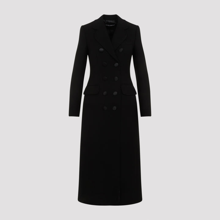 Black Virgin Wool Coat-2