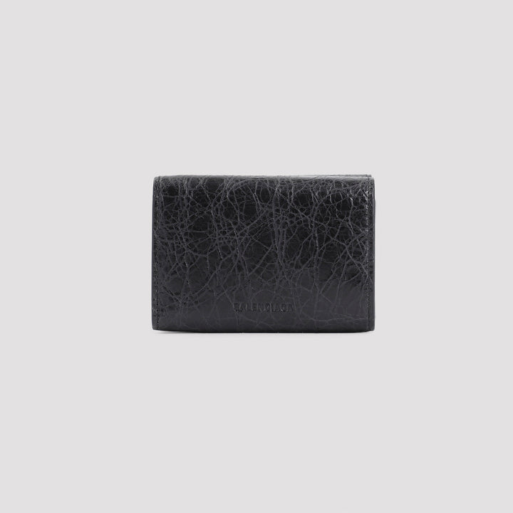 Black Lamb Leather Le City Mini Wallet-3