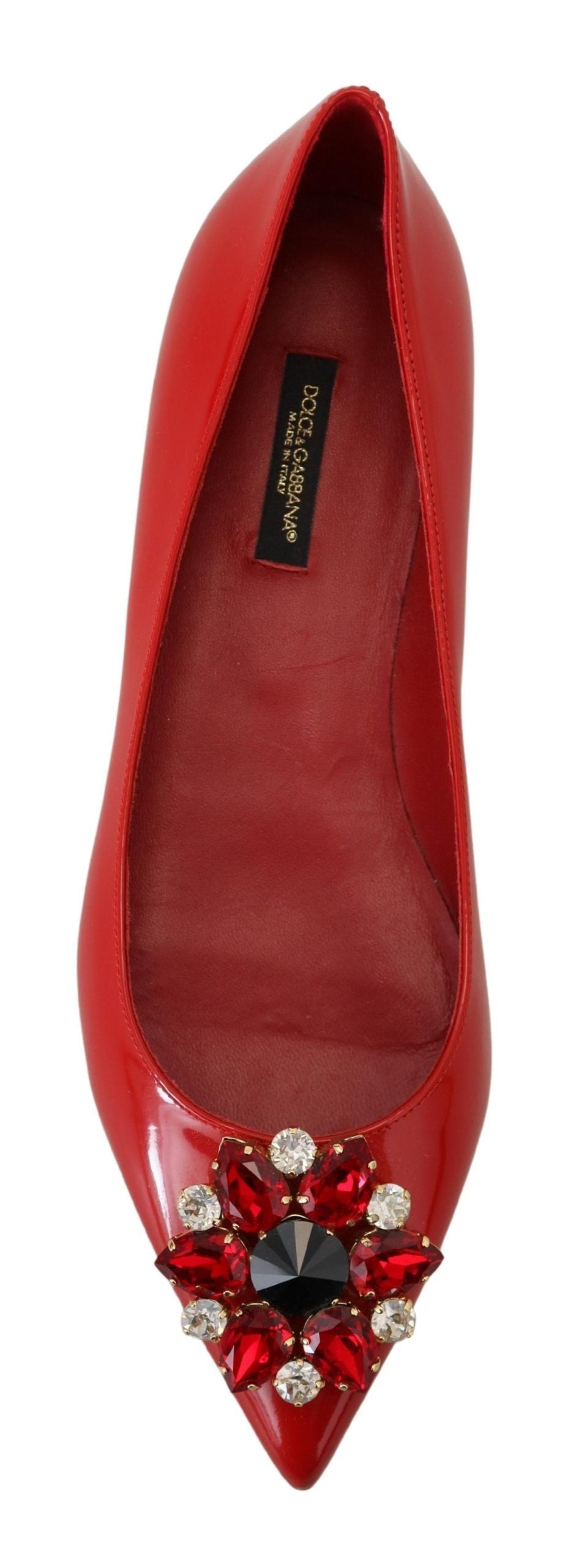 Red Suede Crystal Loafers - Exquisite Elegance