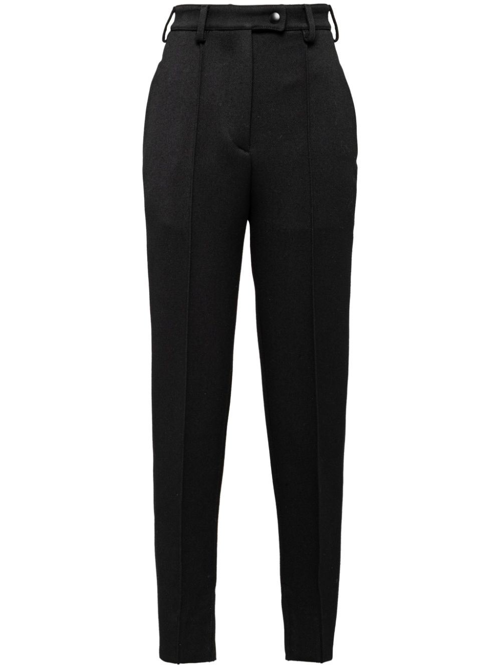 PRADA high-waist skinny-cut trousers-0