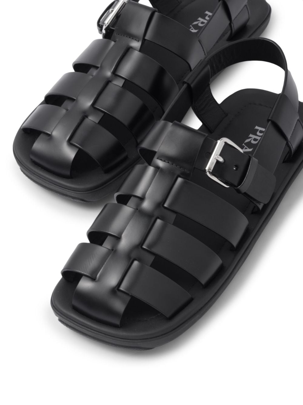 interwoven straps flat sandals-4