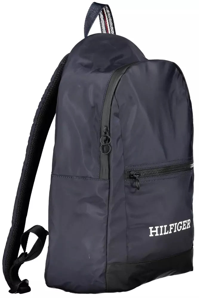 Sleek Blue Backpack with Laptop Compartment