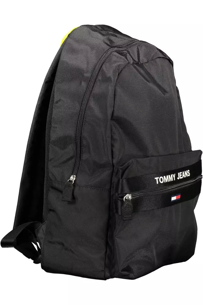 Sleek Urban Backpack with Contrasting Details