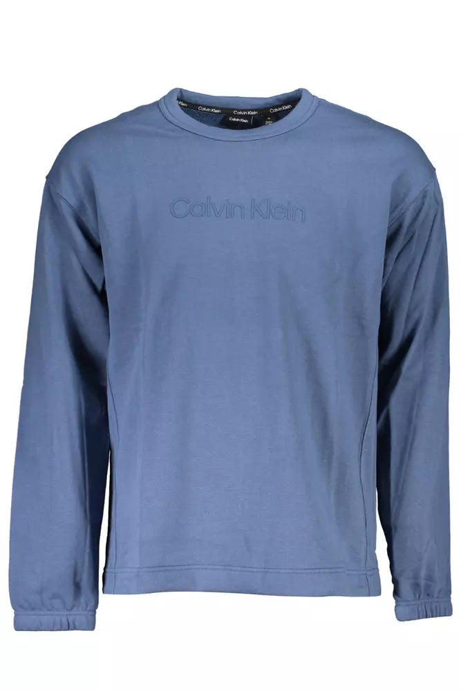 Sleek Long-Sleeved Blue Sweatshirt