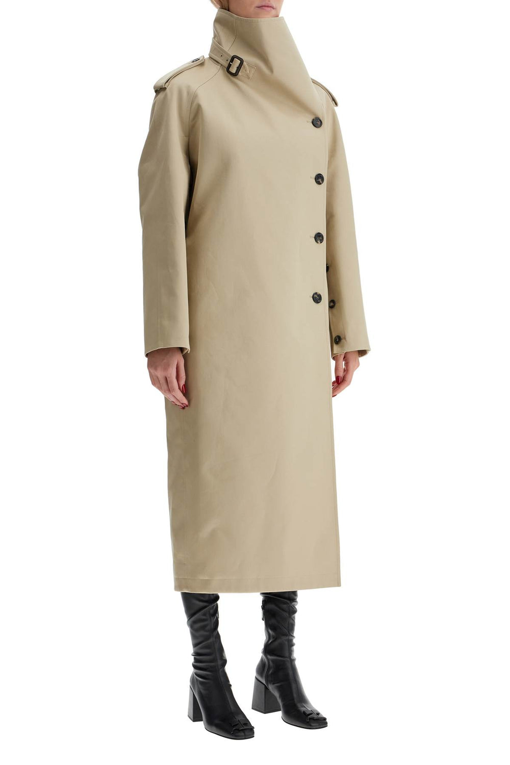 long trench coat with asymmetrical closure-1