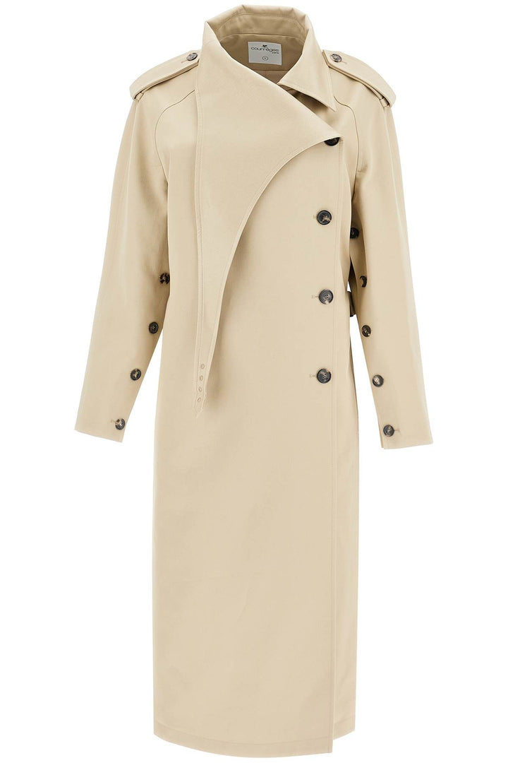 long trench coat with asymmetrical closure-0