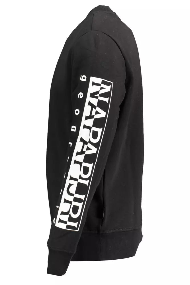 Napapijri black sweatshirt best sale