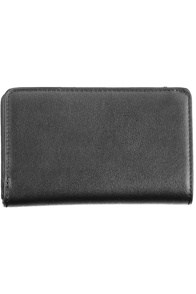 Elegant Black RFID Wallet with Multiple Compartments