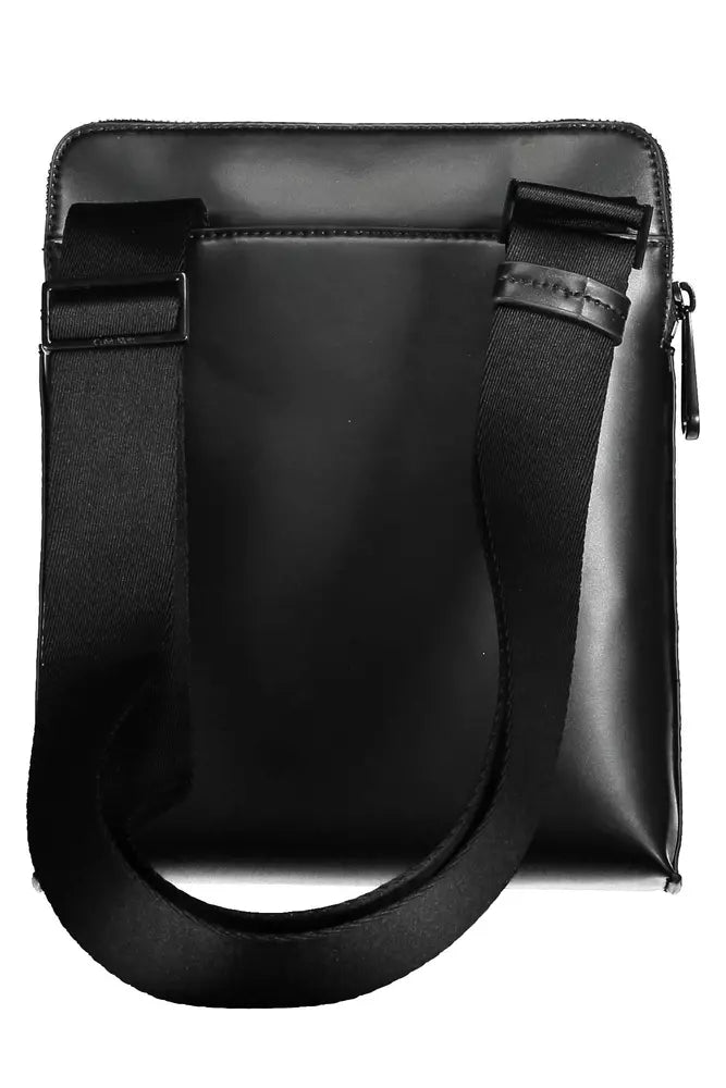 Sleek Contrasting Detail Shoulder Bag