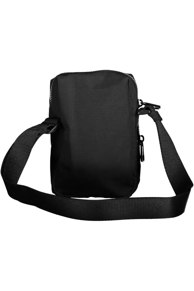 Sleek Black Shoulder Bag for the Modern Man