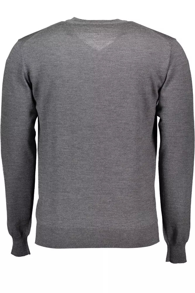 Chic V-Neck Woolen Men's Sweater