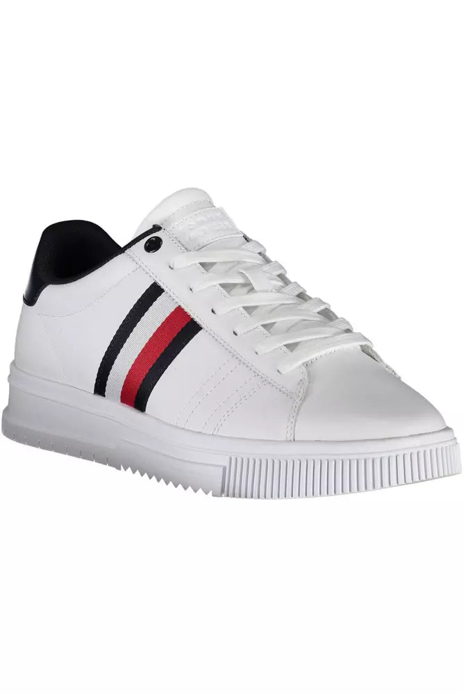 White Leather Mens Sneaker