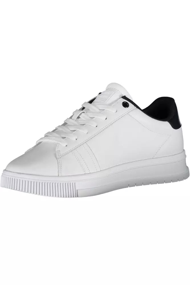 White Leather Mens Sneaker