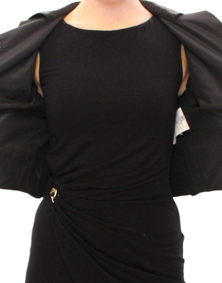 Elegant Black Bolero Shrug Jacket