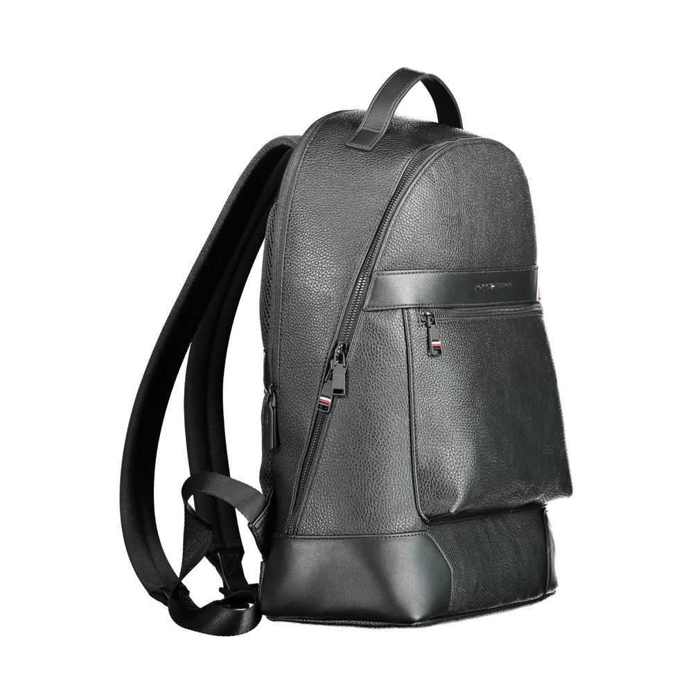 Chic Black Daily Backpack with Laptop Compartment