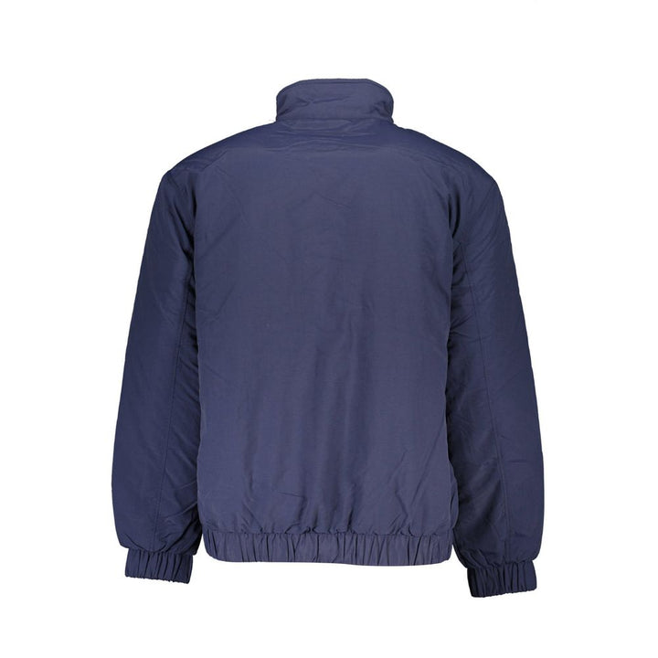 Sleek Recycled Nylon Blue Jacket