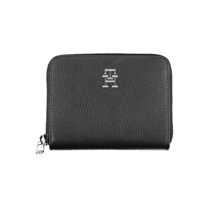 Sleek Black Polyethylene Wallet