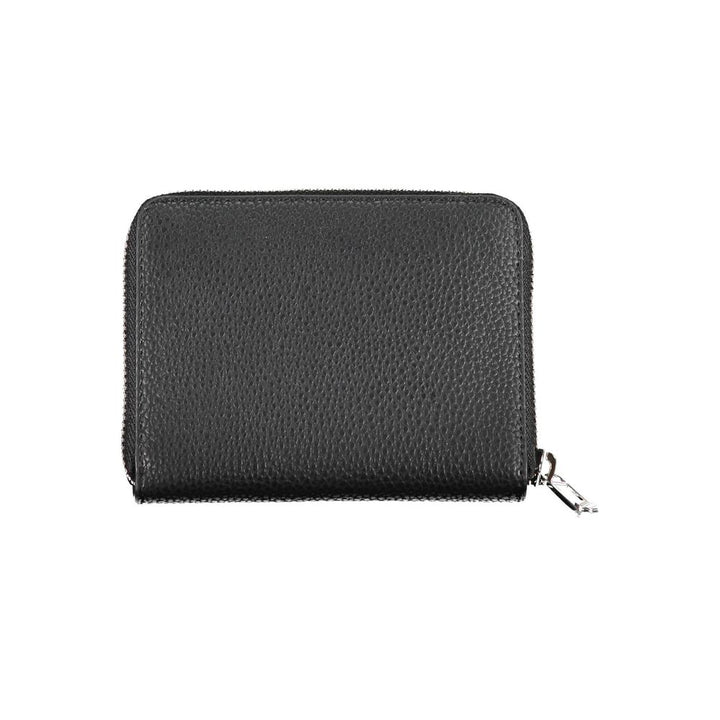 Sleek Black Polyethylene Wallet