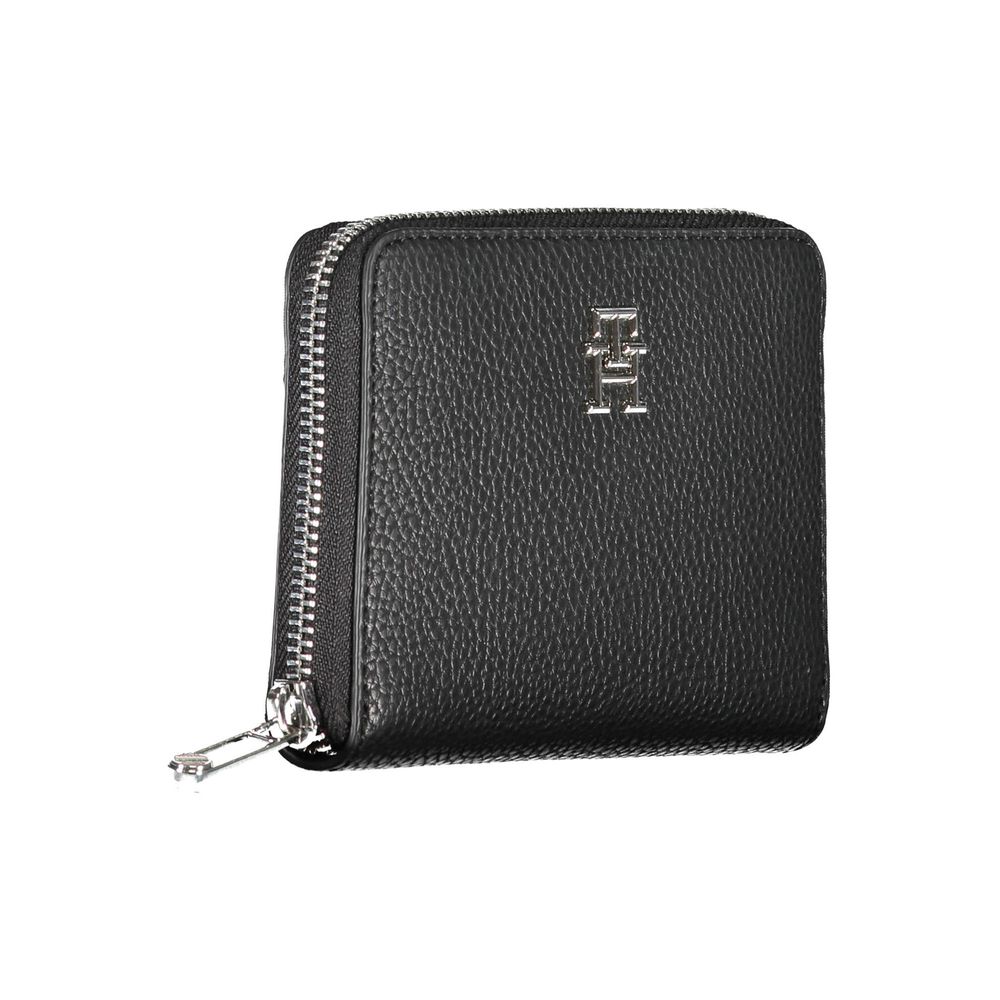 Sleek Black Polyethylene Wallet