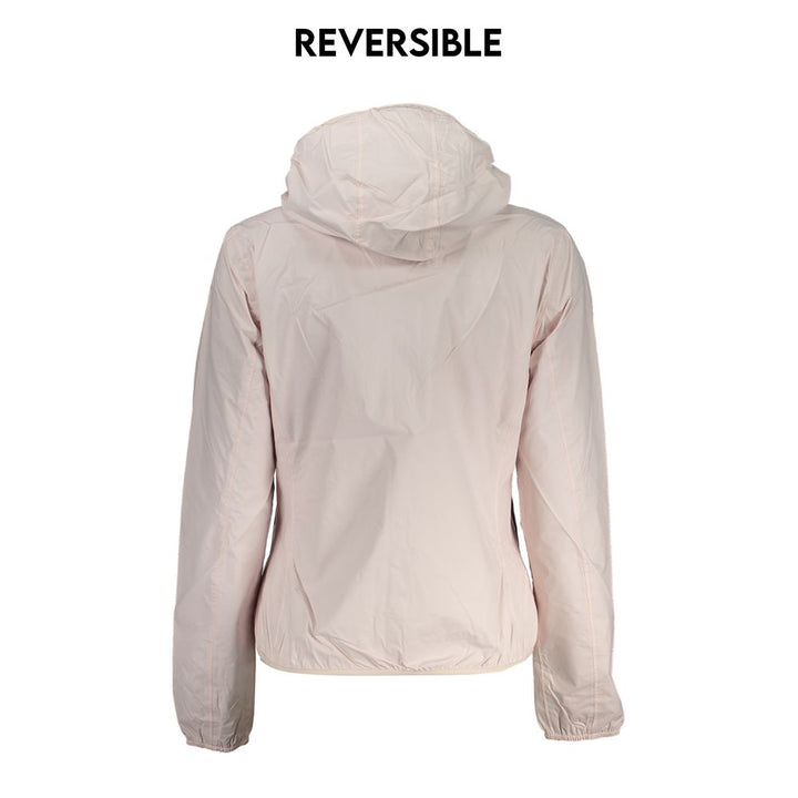 Chic Reversible Hooded Jacket in Pink